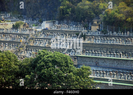 Friedhof in Hong Kong Stockfoto