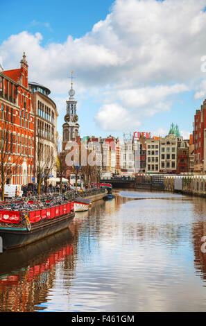 Blumenmarkt in Amsterdam Stockfoto