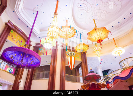 Der Sonnenschirm unten Bar im Wynn Hotel and Casino in Las vegas Stockfoto