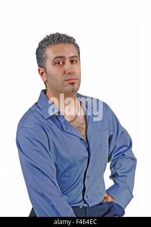 Entspannte junger Mann. Stockfoto