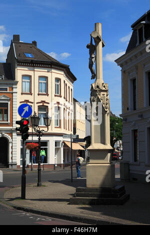 Pestkreuz bin Gereonsplatz in Viersen, Niederrhein, Nordrhein-Westfalen Stockfoto