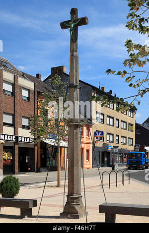 Hagelkreuz bin Gereonsplatz in Viersen, Niederrhein, Nordrhein-Westfalen Stockfoto