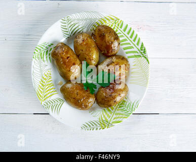Pommes Fondantes - patate Fondante. Französische weichen Kartoffeln Stockfoto