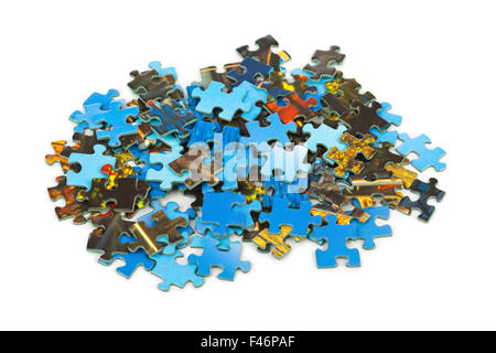 Teile des Puzzles Stockfoto