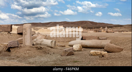 Die Website von Tanis, San el-Hagar in der Nord-östlichen Nil-Delta von Ägypten Stockfoto