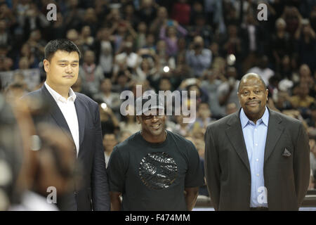 Shanghai, China. 15. Oktober 2015. Charlotte Hornets beats Los Angeles Clippers von 113ï¼š71. Bildnachweis: SIPA Asien/ZUMA Draht/Alamy Live-Nachrichten Stockfoto