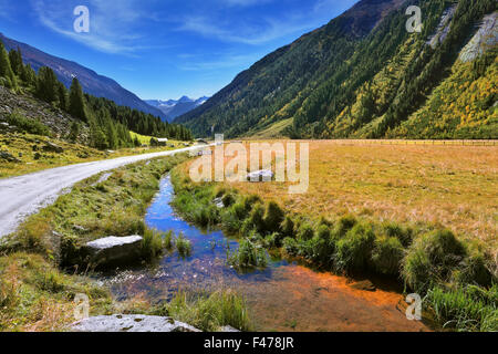 Quellgebiet Krimmler Wasserfälle Stockfoto