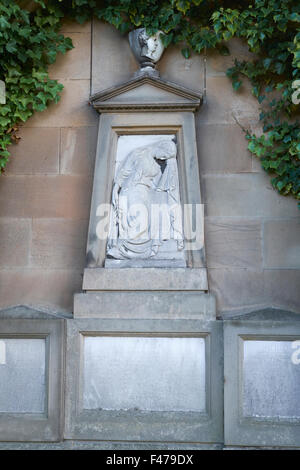 TRAUER ENGEL, GRABSTEIN, DENKMAL, 1831, INVERESK, SCHOTTLAND Stockfoto