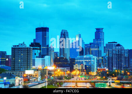 Downtown Minneapolis, Minnesota Stockfoto