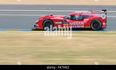 Nissan GT-R Lm Nismo (#23) mit den Fahrern Olivier Pla (FRA), Jann Jann (GBR), Max Chilton (GBR) Stockfoto