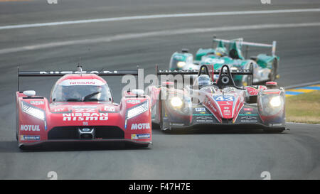 Nissan GT-R Lm Nismo (#22) mit Fahrer Harry Tincknell (GBR), Michael Krumm (GER) Und Alex Buncombe (GBR) Stockfoto