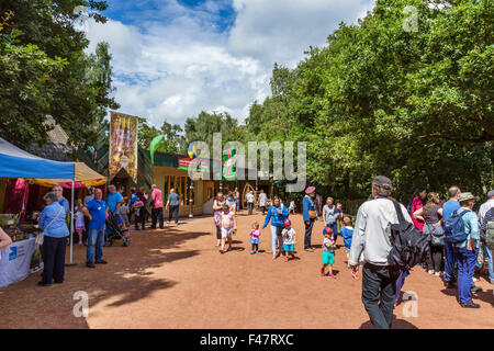 Robin Hood-Festival im August 2015, Sherwood Forest Country Park, Edwinstowe, Nottinghamshire, England, UK Stockfoto