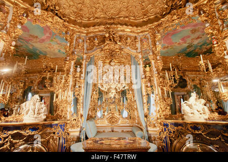 Linderhof Palace Hall der Spiegel Stockfoto