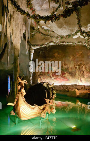 Venus Grotte in Linderhof palace Stockfoto