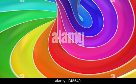 abstrakt 3d bunten Hintergrund Stockfoto