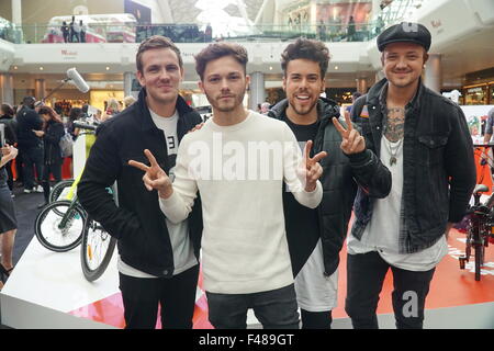 London, UK. 15. Oktober 2015. Young King-Band besuchen Taiwan Excellence Showcase in London bei The Atrium, Westfield, London. Bildnachweis: Siehe Li/Alamy Live News Stockfoto