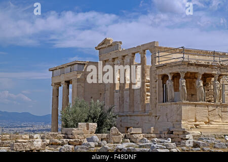 Erechtheion Tempels Stockfoto