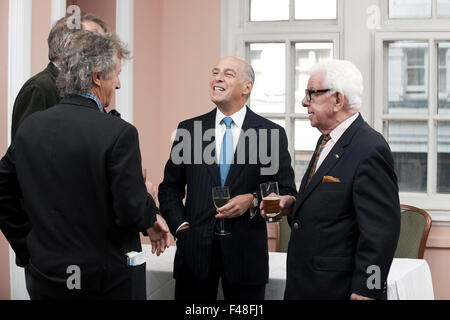 Blake Morrison, Jeremy Lewis, Loyd Grossman & Barry Cryer mittags die Oldie literarische 13.10.15 Stockfoto