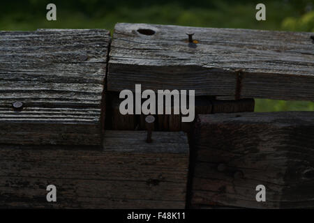 Alten Zaun in Italien Stockfoto