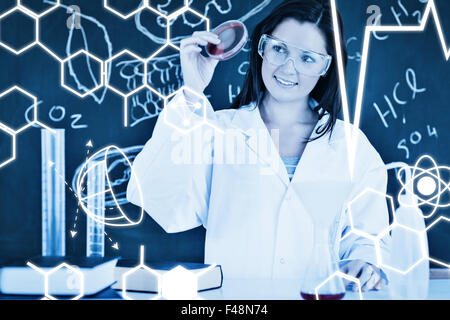 Zusammengesetztes Bild der Wissenschaft-Grafik Stockfoto