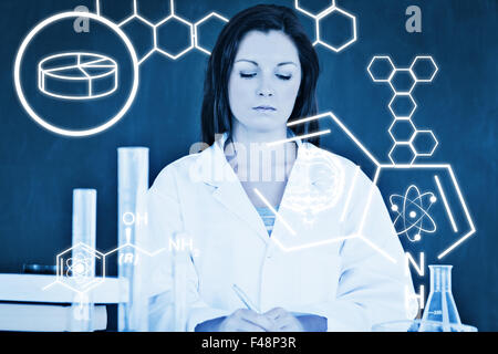 Zusammengesetztes Bild der Wissenschaft-Grafik Stockfoto