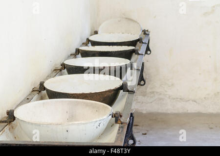 Krippe, Stall, Bauernhof, Bauernhof Stockfoto