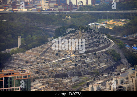 Friedhof in Hong Kong Stockfoto