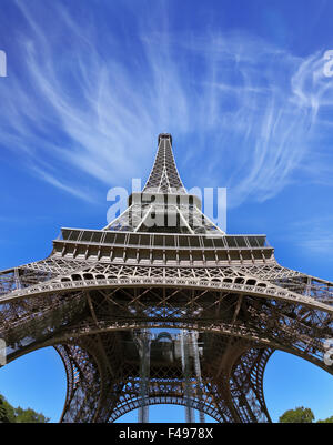 Die bekanntesten in der Welt - Eiffelturm Stockfoto