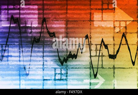 Commodities Trading und Analyse News Kunst Preis Stockfoto