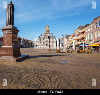 Stadhuis (Rathaus) (1618) am Marktplatz, Delft, Niederlande Stockfoto