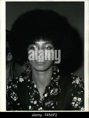 1972 - Angela Davis. © Keystone Bilder USA/ZUMAPRESS.com/Alamy Live-Nachrichten Stockfoto