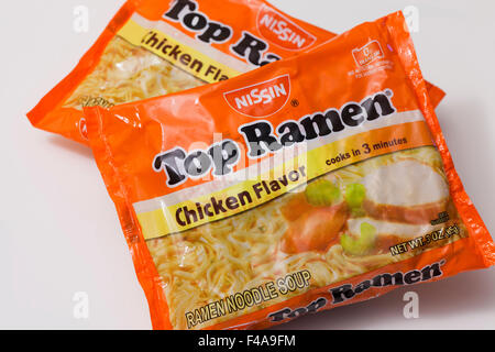 Top Ramen-Paket - USA Stockfoto