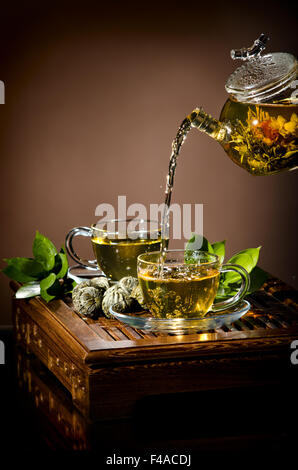 Tee Zeremonie Stockfoto
