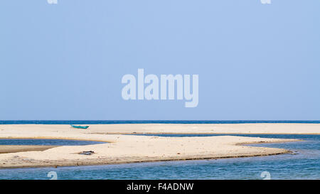 Kallady Mündung Landschaft in Batticaloa, Sri Lanka Stockfoto