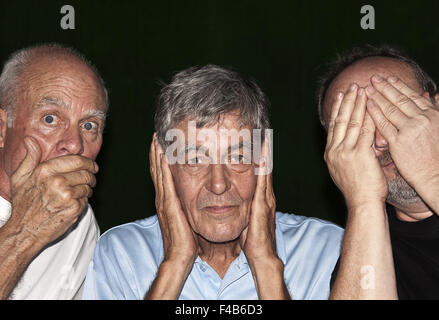 Drei Männer Stockfoto