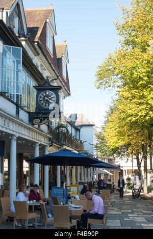 Die Pantiles, Royal Tunbridge Wells, Kent, England, Vereinigtes Königreich Stockfoto