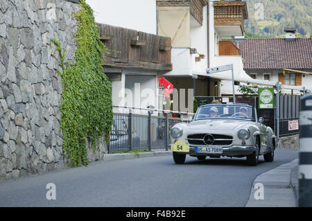 South Tyrol klassische Cars MERCEDES 190 SL Stockfoto