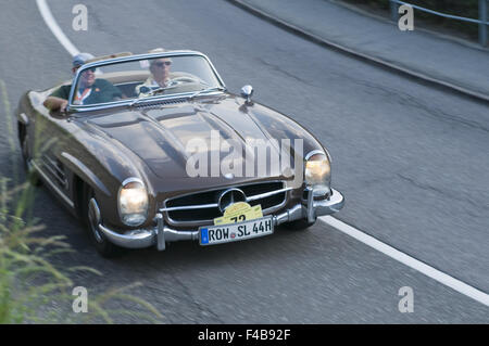 South Tyrol klassische Cars MERCEDES 300 SL braun Stockfoto