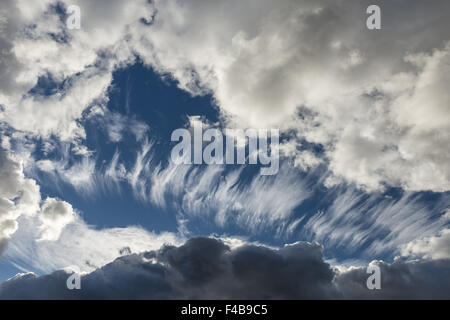 bewölkter Himmel, Gotland, Schweden Stockfoto