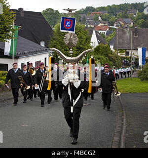 Sportschützen in Wenden in Südwestfalen. Stockfoto