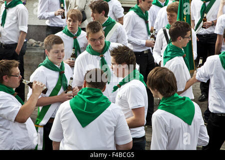 Sportschützen in Wenden in Südwestfalen. Stockfoto