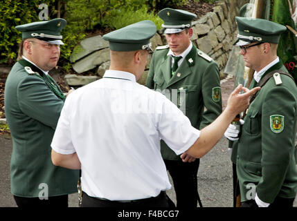 Sportschützen in Wenden in Südwestfalen. Stockfoto