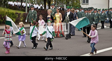 Sportschützen in Wenden in Südwestfalen. Stockfoto