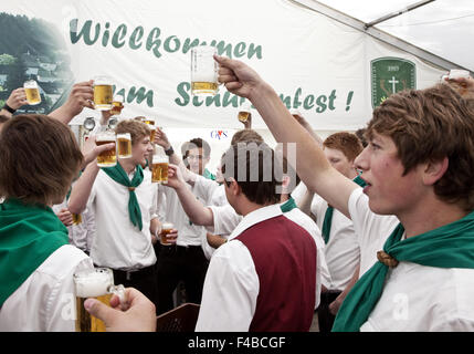 Sportschützen in Wenden in Südwestfalen. Stockfoto