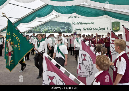 Sportschützen in Wenden in Südwestfalen. Stockfoto