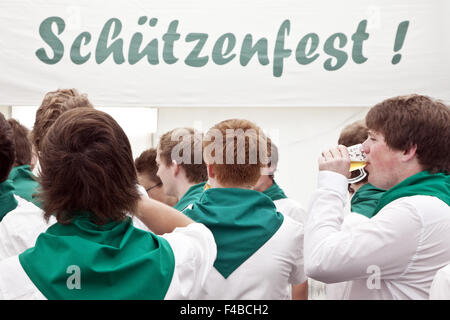 Sportschützen in Wenden in Südwestfalen. Stockfoto