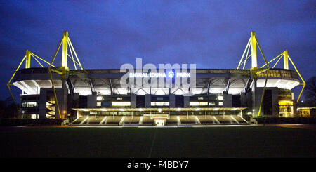 Fußball-Stadion von Borussia Dortmund, Deutschland. Stockfoto