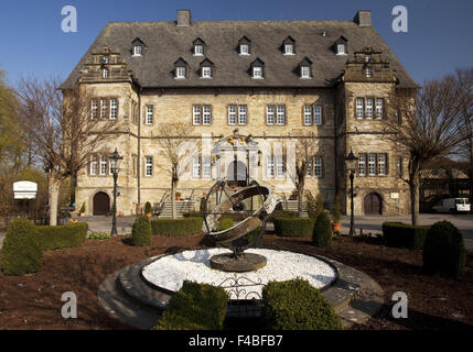 Das Erwitte Schloss in Deutschland. Stockfoto