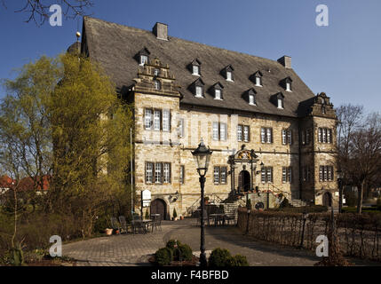 Das Erwitte Schloss in Deutschland. Stockfoto