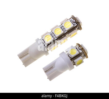 Zwei Lampe für Auto mit 5 und 13 SMD LEDs Stockfoto